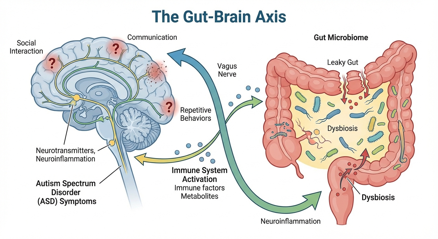 肠道微生态与自闭症谱系障碍科普