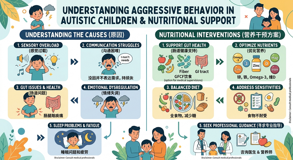 具有攻击性孩子的深度研究和治疗性饮食方案深度解析